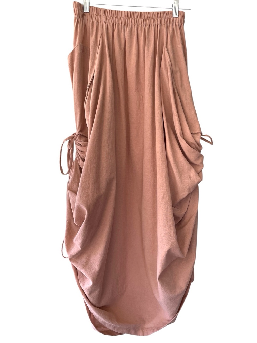 Thal:uta boho skirt, one size, adjustable side ties, cotton, fair trade item - Picture 3 of 8